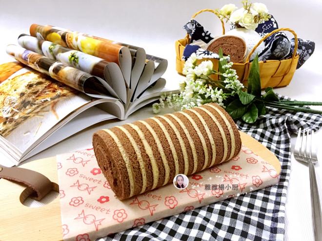 斑马线蛋糕卷(超详细版)