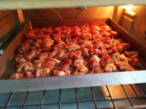 烤箱中层220℃烤5分钟