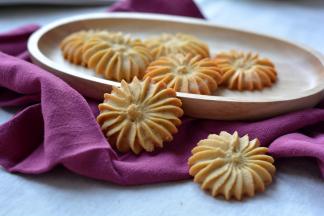 颜值和味道共存的红糖奶酥曲奇，一起来做噢