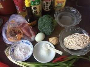 准备好材料