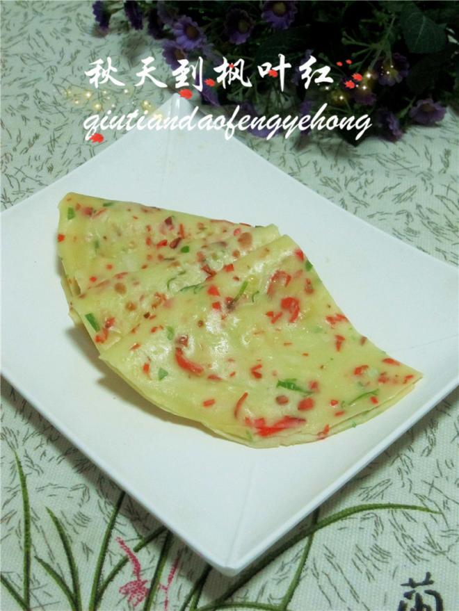 香软的胡萝卜鸡蛋饼