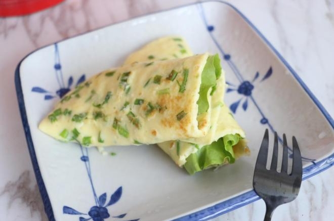 葱花鸡蛋饼
