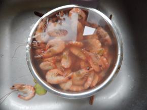 然后煮好的闷一下过一下冷水