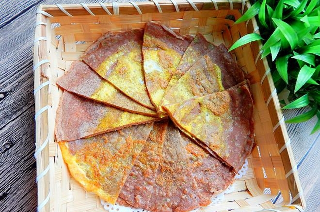 黑麦面鸡蛋饼