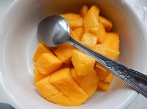 芒果切好