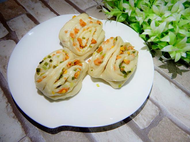 火腿花卷