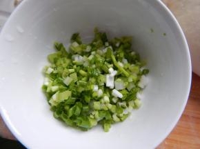 小葱切好