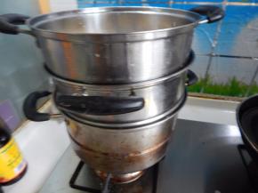 冷水开火蒸分钟