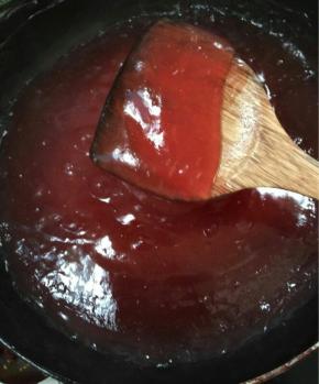 直到变的粘稠透明就可以了！（大约2分钟左右即可！）