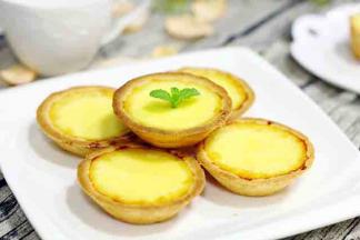 港式蛋挞外皮酥松。