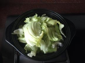 再加入大菜的嫩叶煲5-10分钟