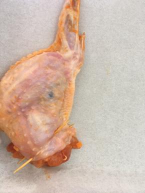 用牙签把口封好