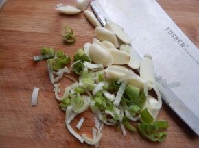 葱花切好