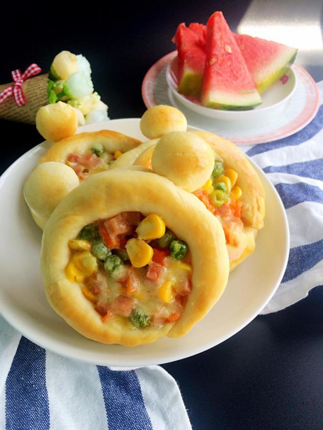 米奇芝士迷你披萨