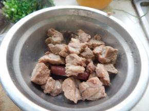 加入大米高压锅压40分钟