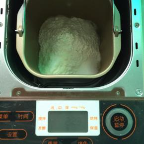 1. 所有材料都称好，将所有的材料都投进东菱智能面包机T06S-W