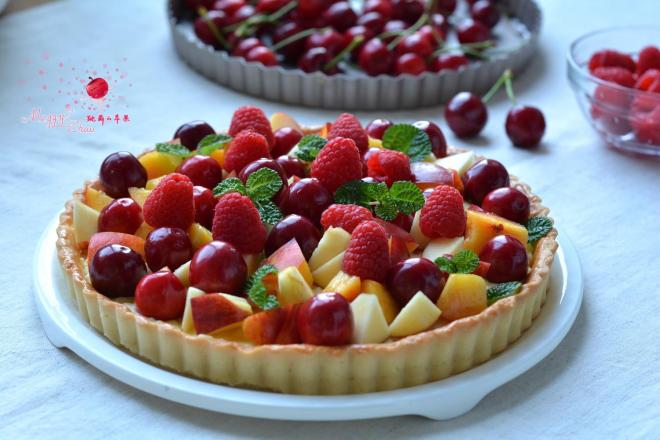 水果卡士达脆甜派