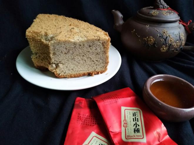 红茶中空戚风蛋糕