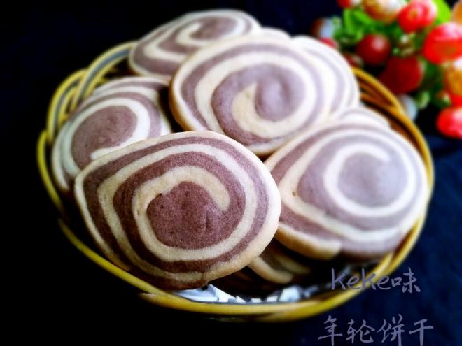 可可味年轮饼干
