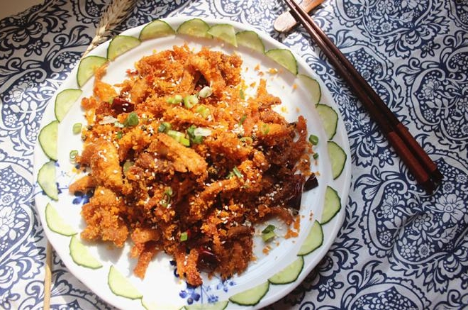 麻辣手撕鸡