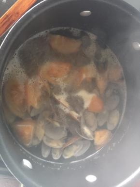 烧开后放入花甲