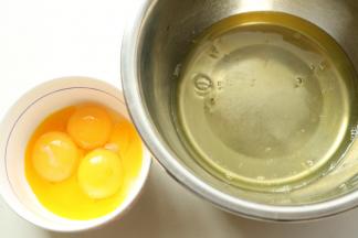 蛋白蛋黄分离。