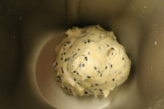 总共揉了两个面团程序，共半个小时。