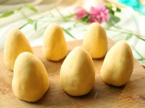 整理成窝头形状。