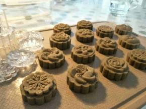 绿豆糕完成。