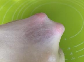 揉到能拉出薄膜即可