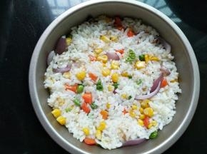 装入6寸模具里