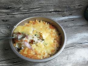 香喷喷的焗饭出炉