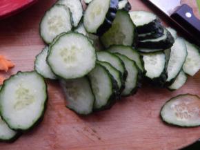 黄瓜切好