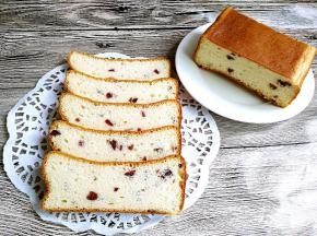 切片享用吧，软软的酸酸甜甜的蔓越莓长崎蛋糕