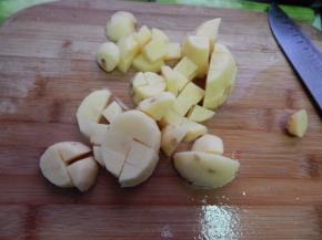 土豆切好