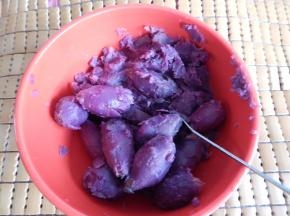 紫薯蒸好