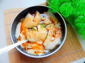 放至豆腐脂上吃
