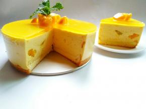 切块享用吧，芒果粒其实还可以多放一些