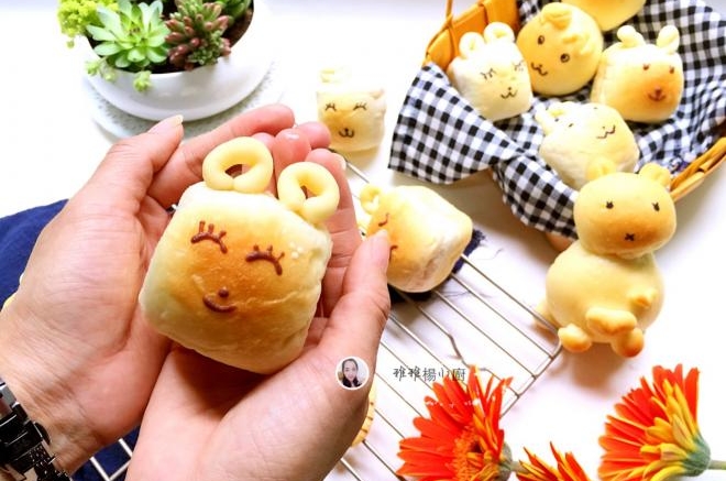 小兔子酸奶面包