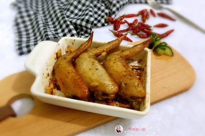 蒜香烤鸡翅