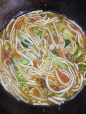 做好的茄汁儿土豆粉，味道不错哦！
