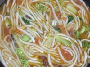 做好的茄汁儿土豆粉，味道不错哦！
