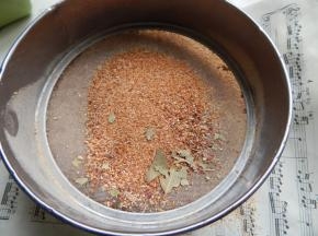 打碎后过滤一下