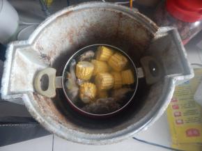 加入切好的玉米