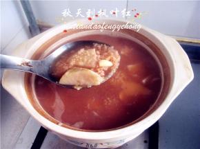 煮制粥变粘稠即可 。