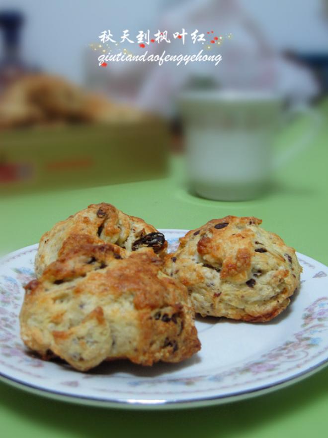 巧克力葡萄干司康