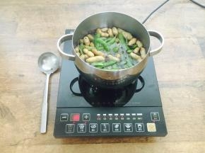 大火煮开，定时18分钟。