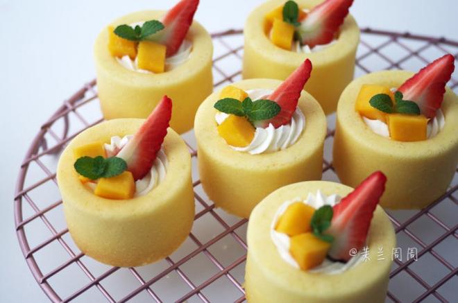 堡尔美克奶油水果杯（小嶋海绵蛋糕）