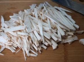 再切成细丝