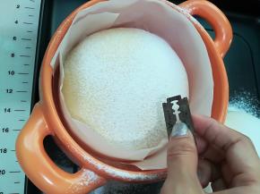 用刀片割出自己喜欢的花纹